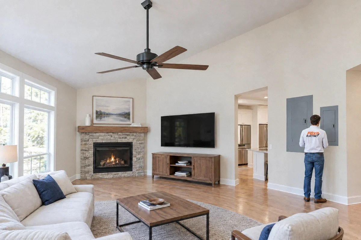 Sloped or High Ceilings