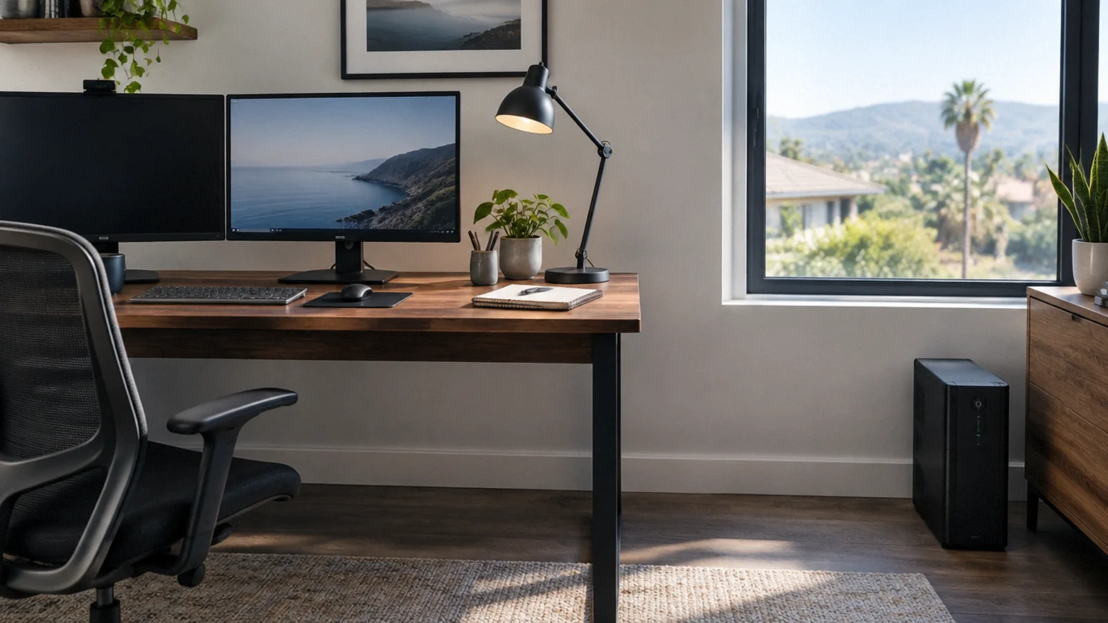 Illustration of home-office power interruptions.